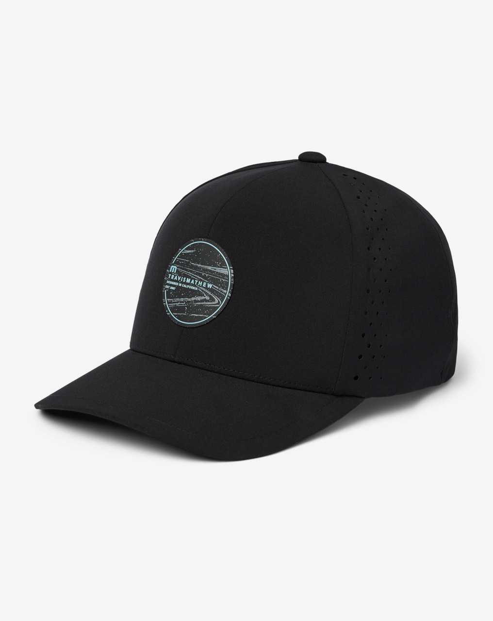 Black Travis Mathew Long Journey Snapback Hat | MIQK73645