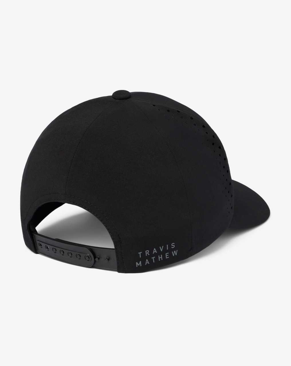 Black Travis Mathew Long Journey Snapback Hat | MIQK73645