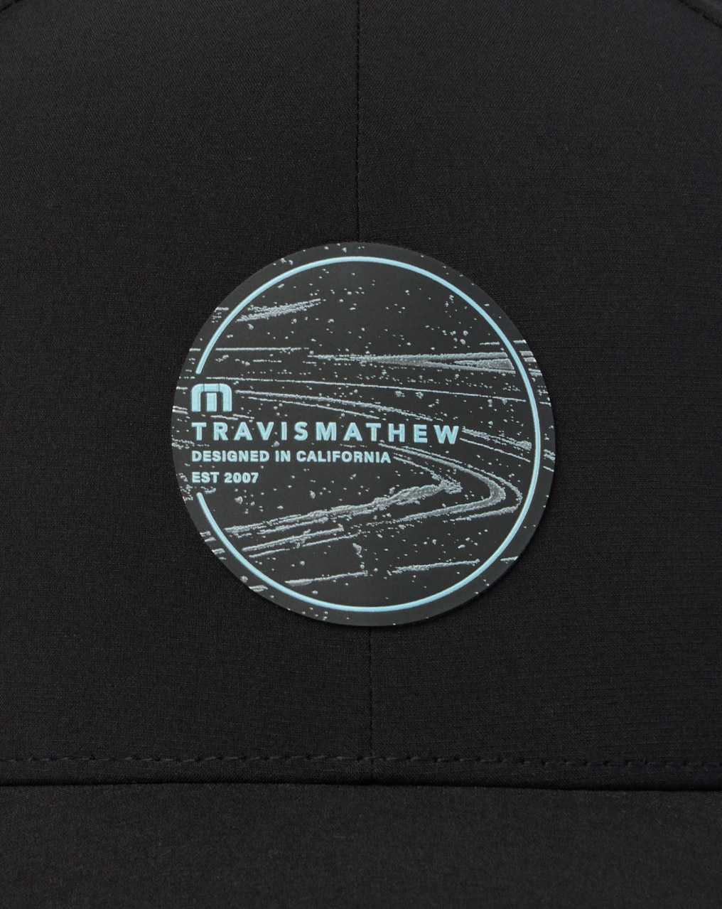 Black Travis Mathew Long Journey Snapback Hat | MIQK73645