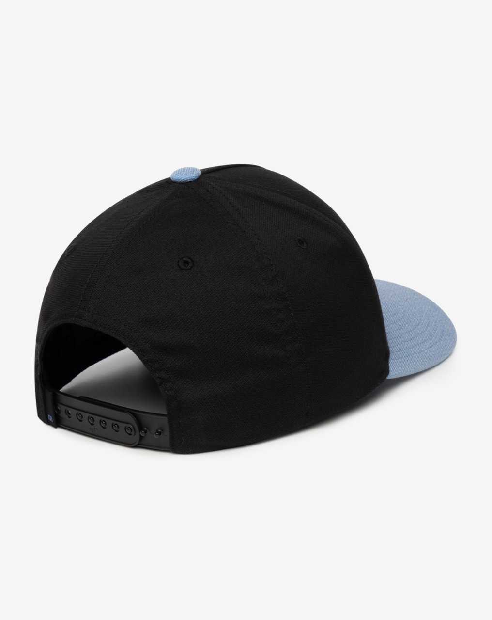 Black Travis Mathew Main Port Snapback Hat | MJTZ65379