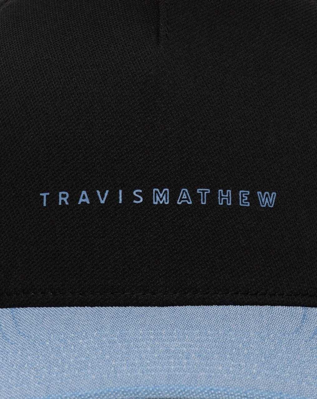 Black Travis Mathew Main Port Snapback Hat | MJTZ65379