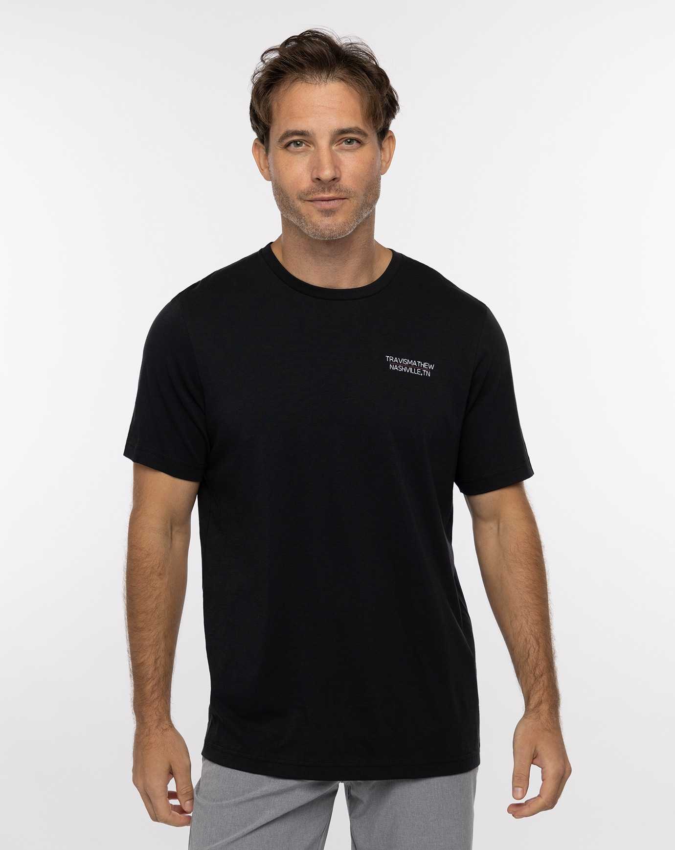 Black Travis Mathew Malarky Tee | DFOE97845