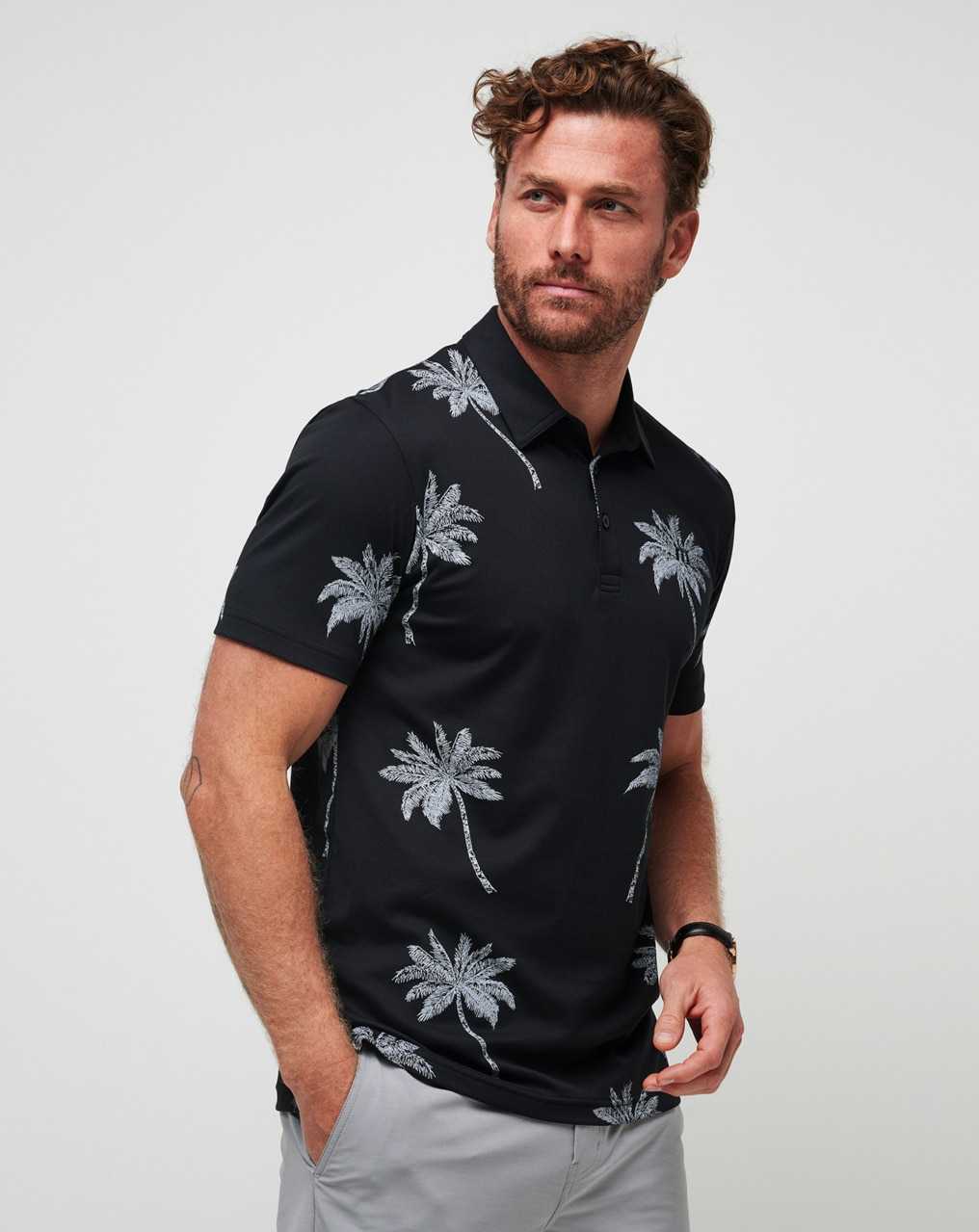 Black Travis Mathew Mesic Polo | YDEG78362