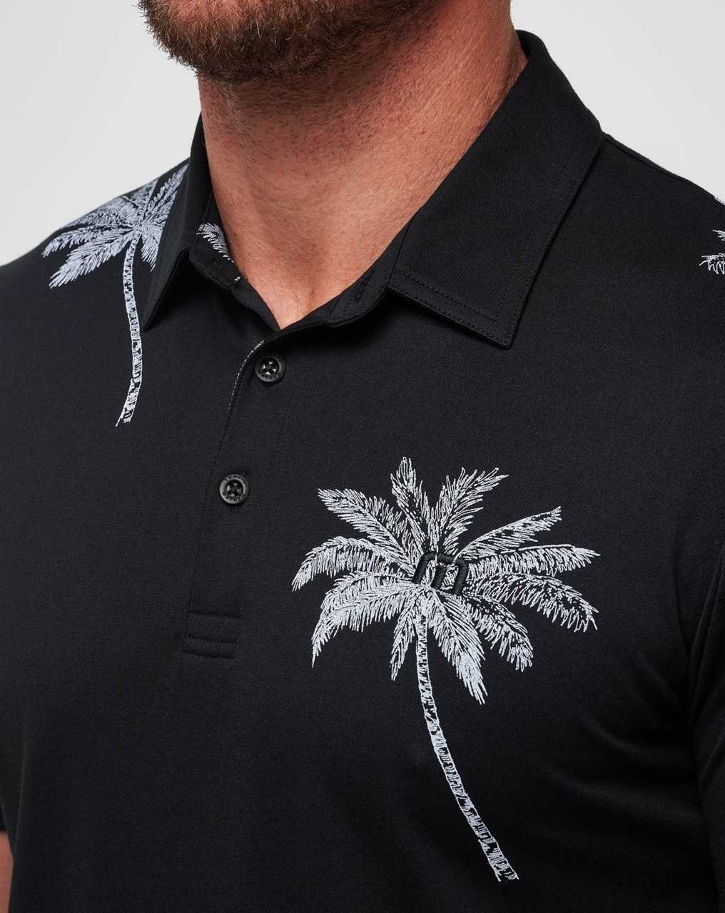 Black Travis Mathew Mesic Polo | YDEG78362