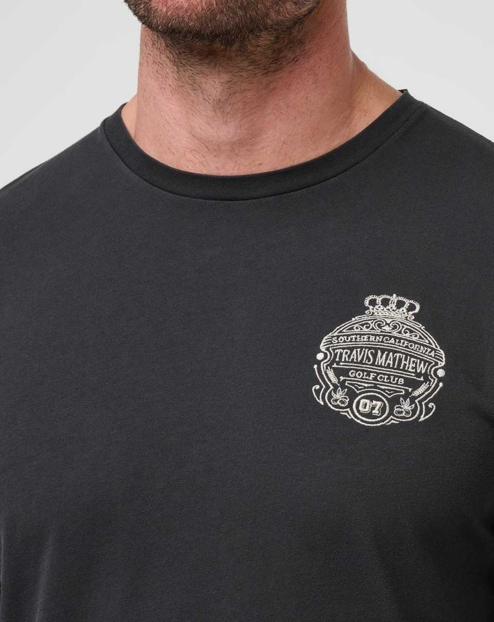 Black Travis Mathew Name Association Tee | QKNZ90537