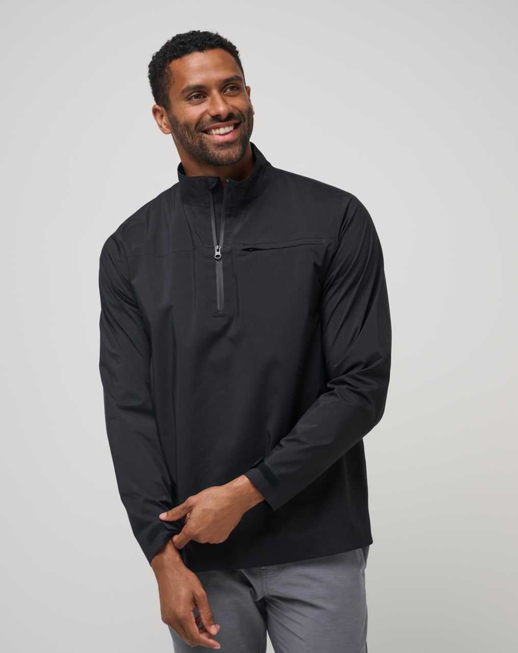 Black Travis Mathew On Course Jacket | FRUZ97142