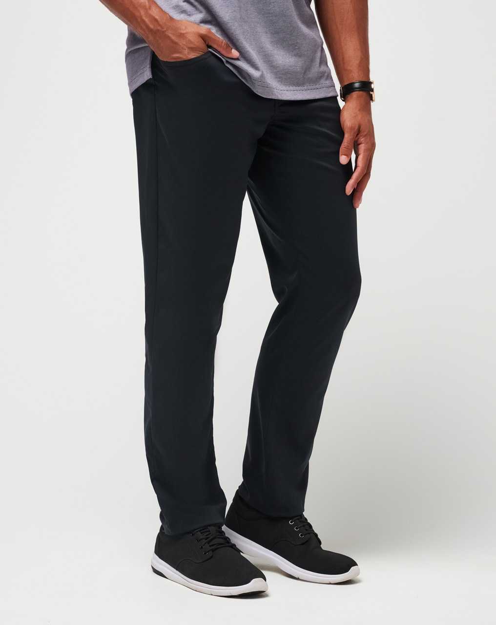 Black Travis Mathew Open To Close Pant | KYOC48395