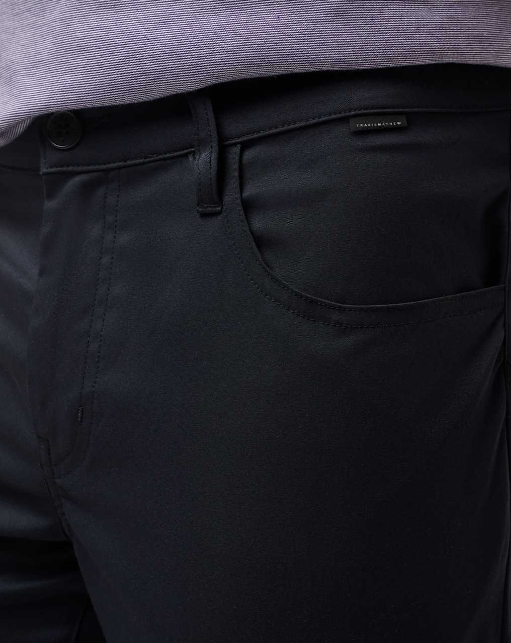 Black Travis Mathew Open To Close Pant | KYOC48395