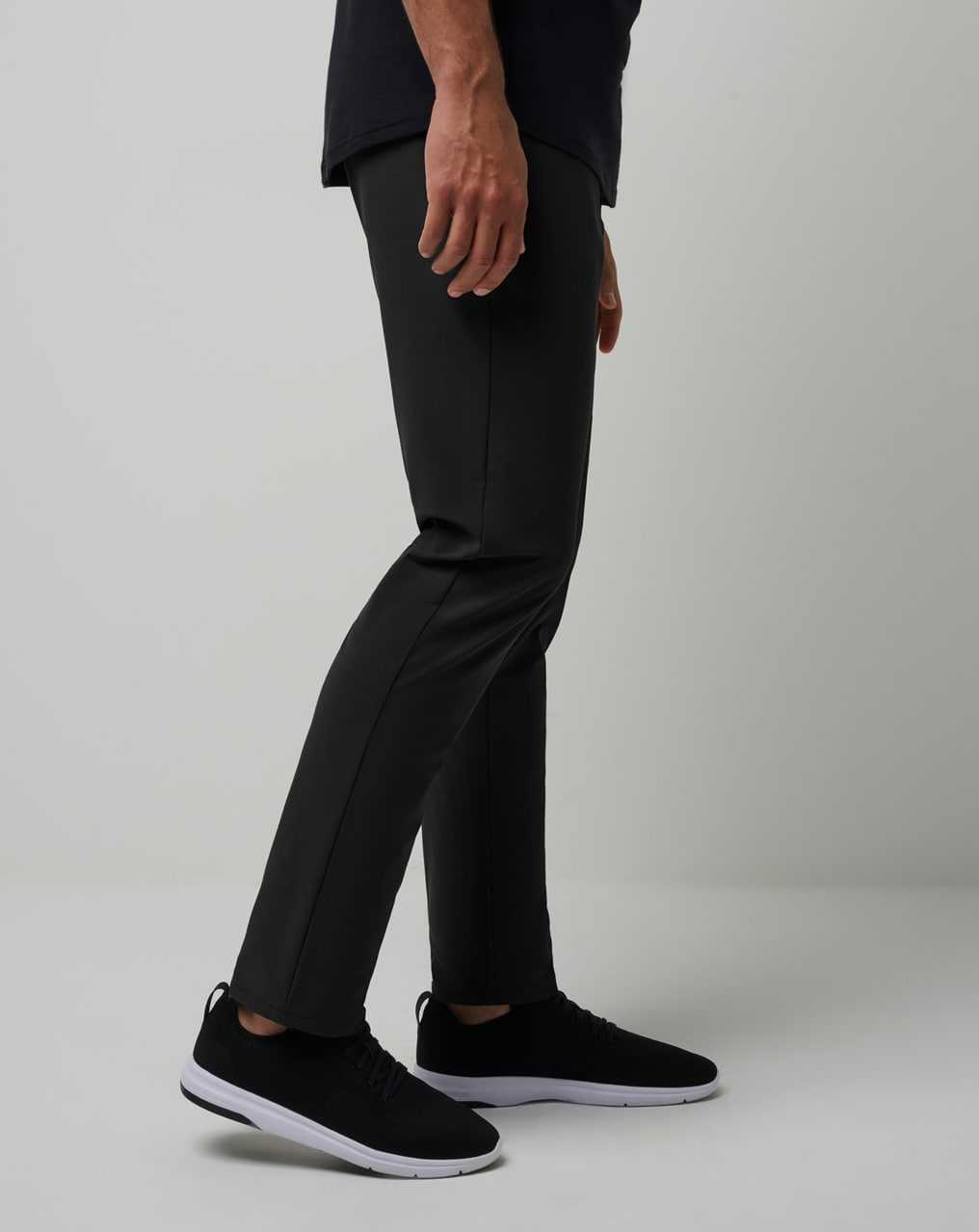 Black Travis Mathew Open To Close Tech Chino Pant | RXUI74015