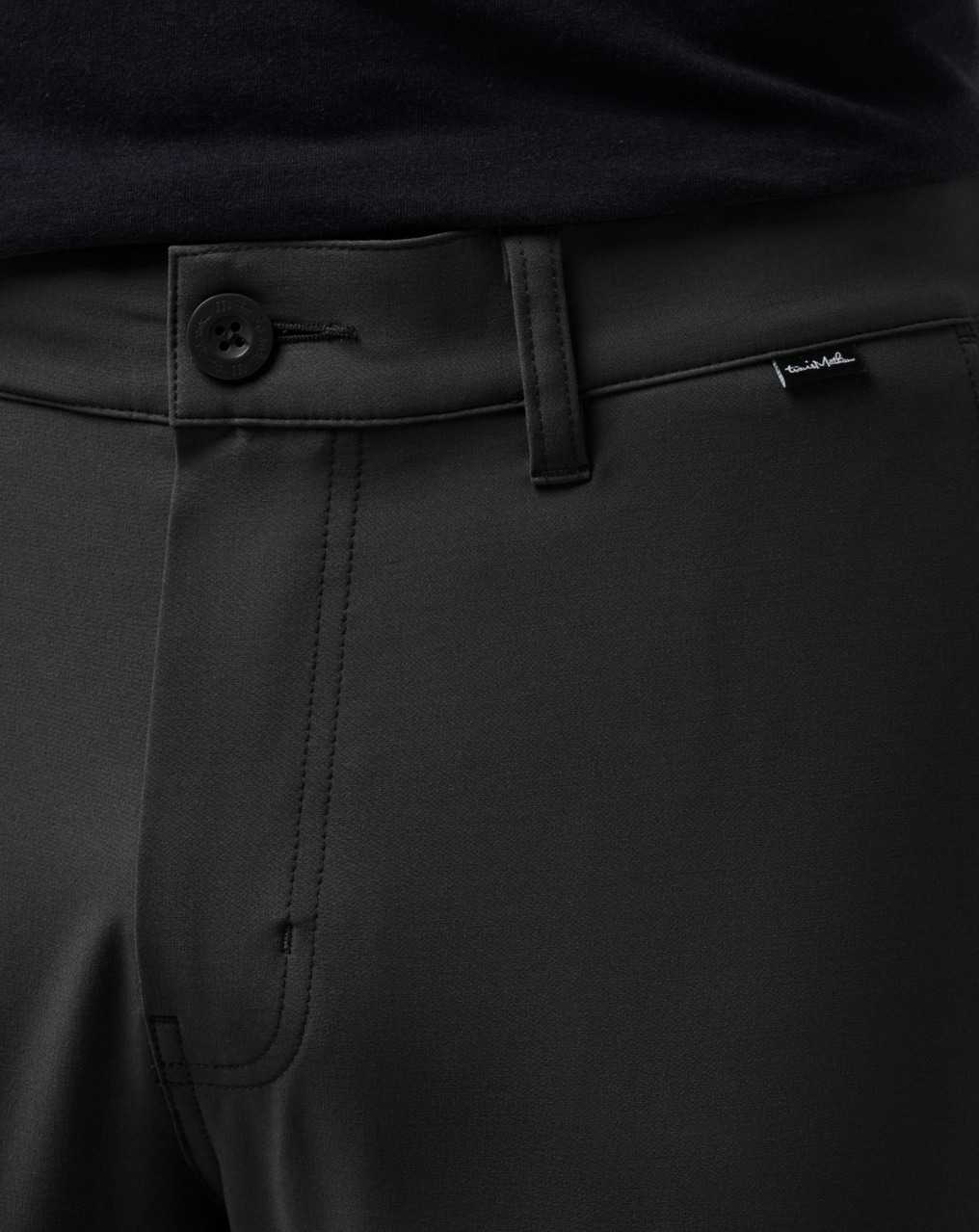 Black Travis Mathew Open To Close Tech Chino Pant | RXUI74015