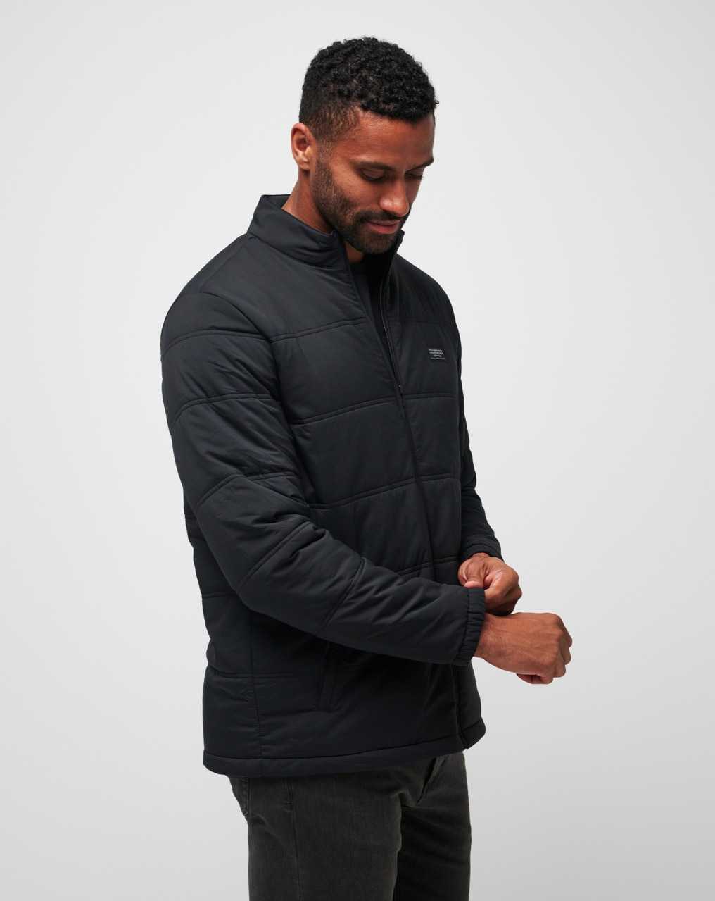 Black Travis Mathew Palisades Puffer Jacket | DOVE17680