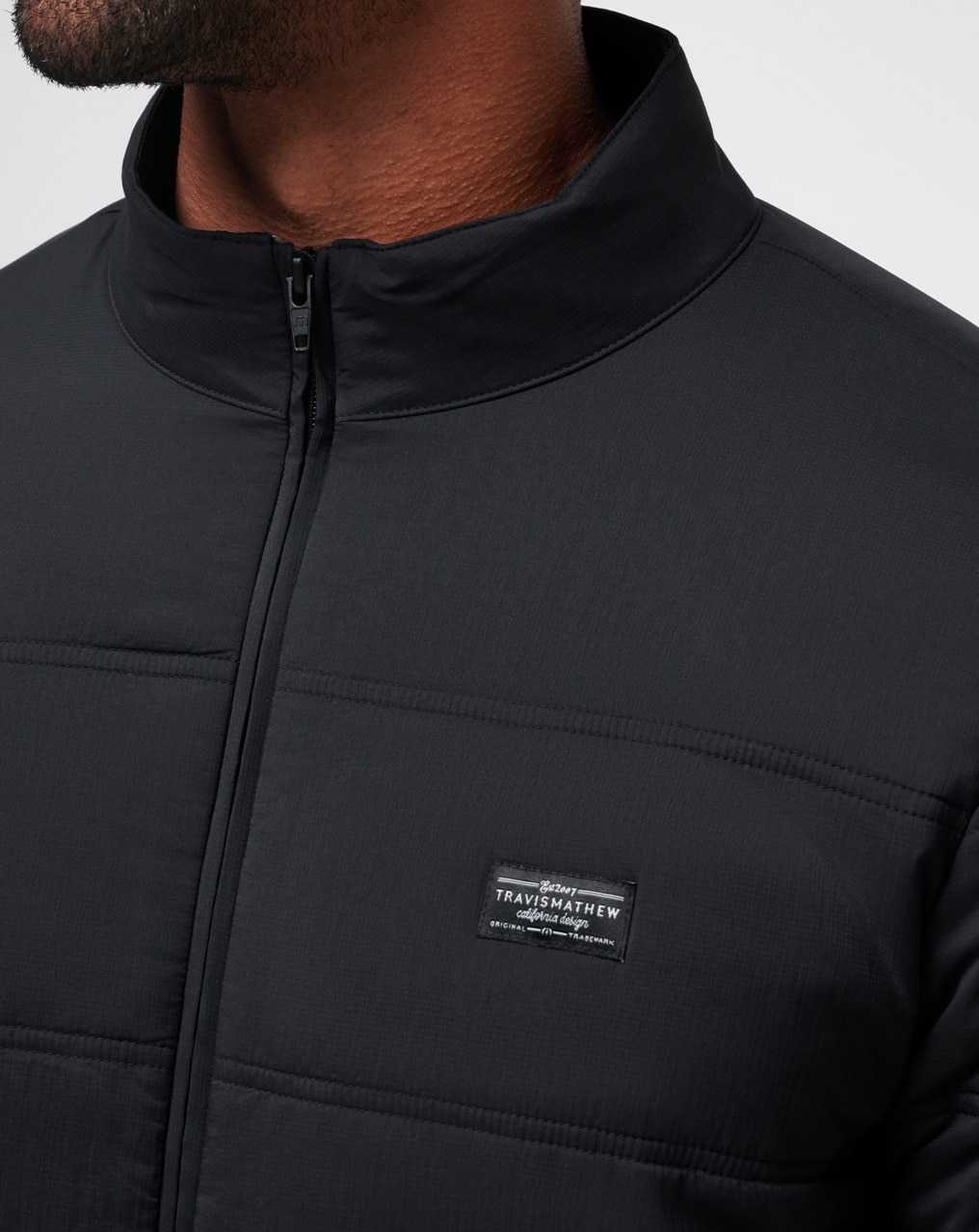 Black Travis Mathew Palisades Puffer Jacket | DOVE17680