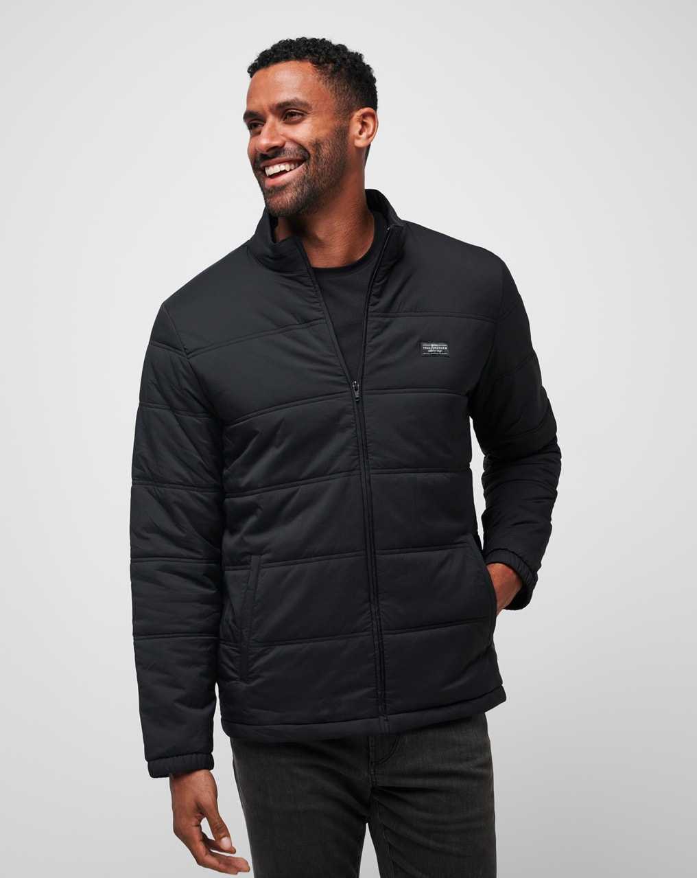 Black Travis Mathew Palisades Puffer Jacket | DOVE17680