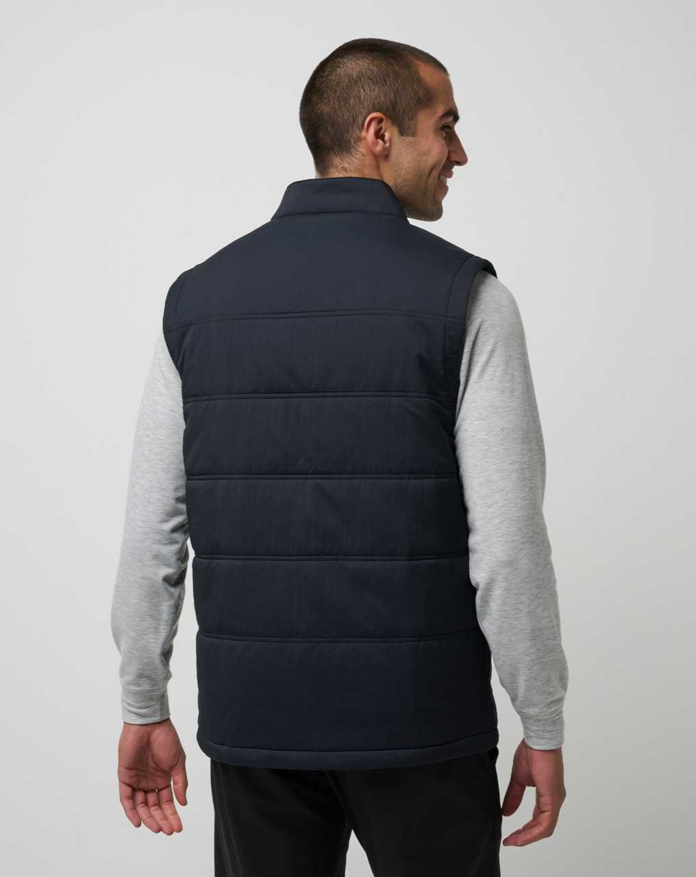 Black Travis Mathew Palisades Puffer Vest | TUXS84503