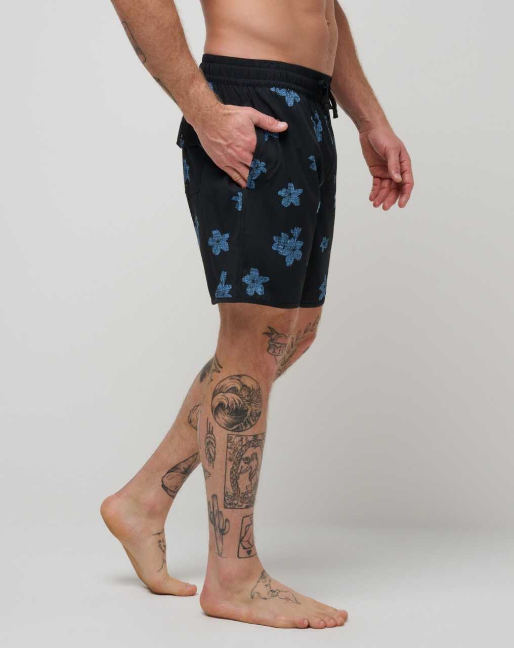 Black Travis Mathew Pineapple Time Boardshort | TJPO37462