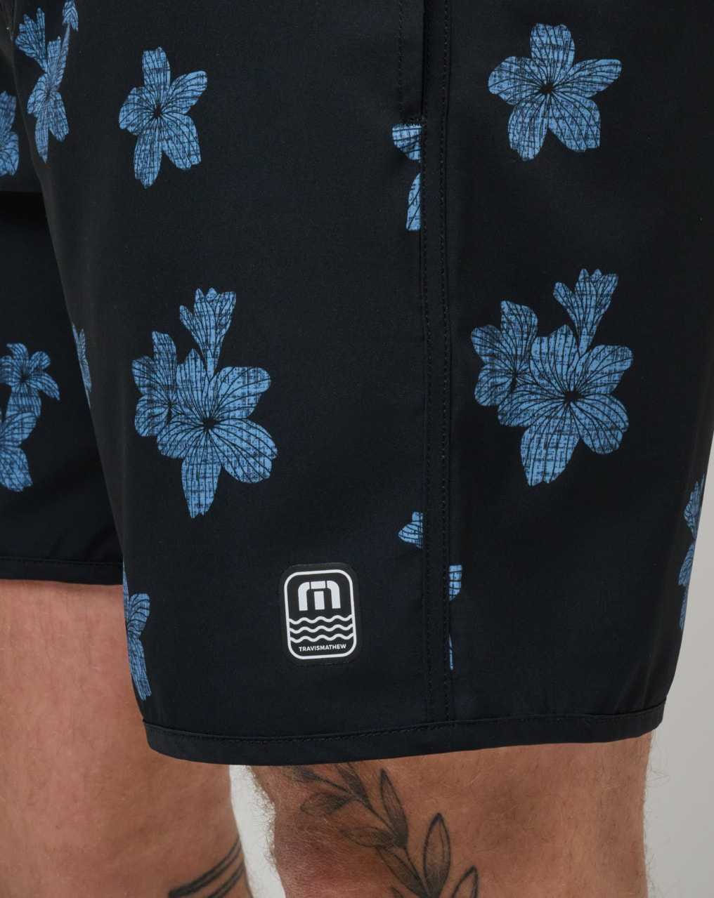 Black Travis Mathew Pineapple Time Boardshort | TJPO37462