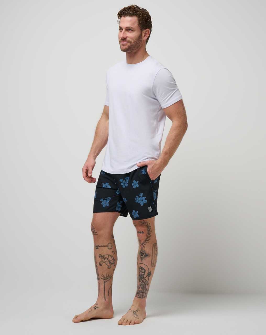 Black Travis Mathew Pineapple Time Boardshort | TJPO37462