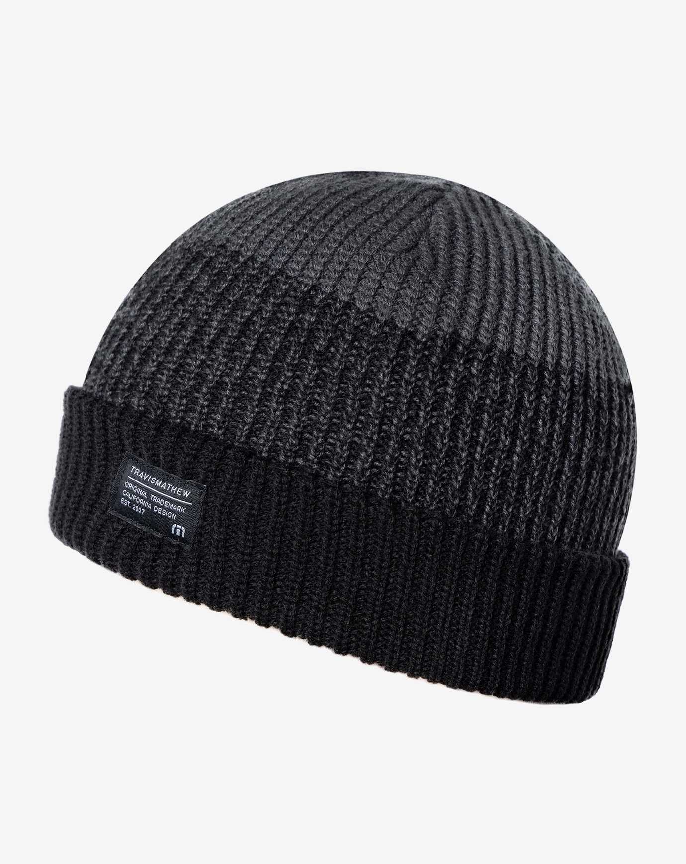 Black Travis Mathew Prevailing Winds Beanie | KMZD50387