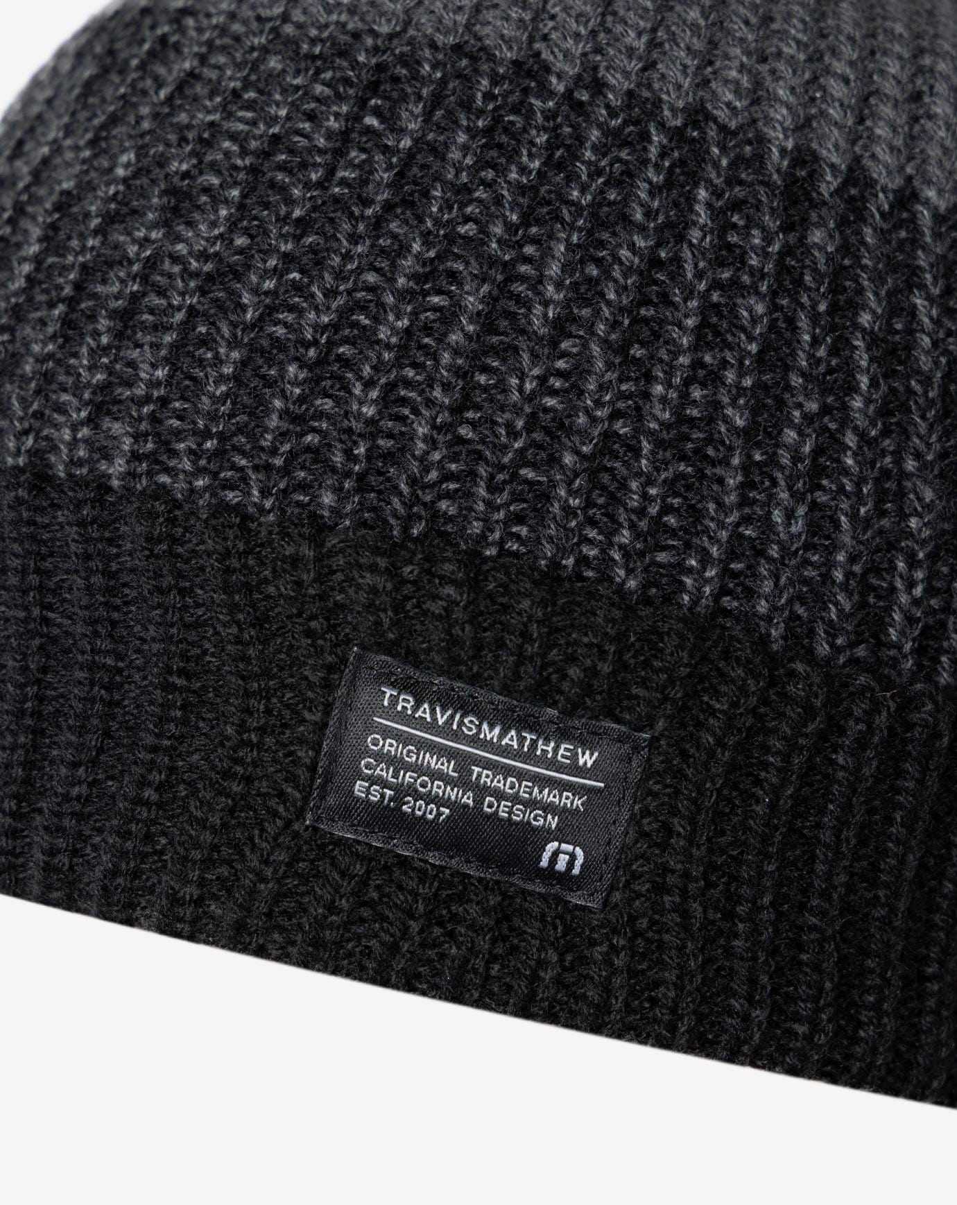 Black Travis Mathew Prevailing Winds Beanie | KMZD50387