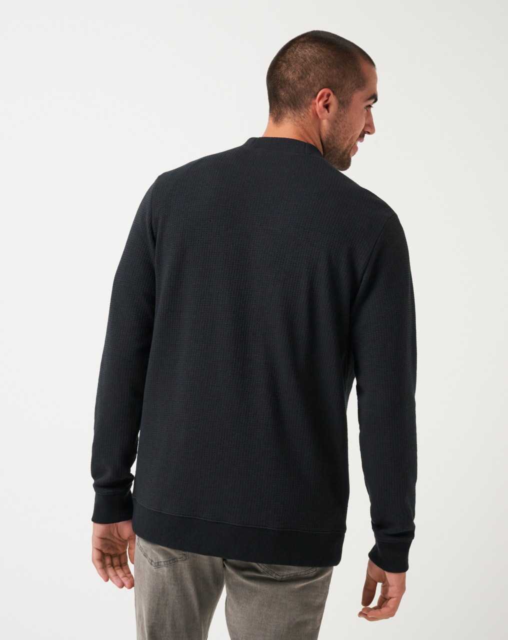 Black Travis Mathew Pristine Shore Cardigan | XTPZ35489