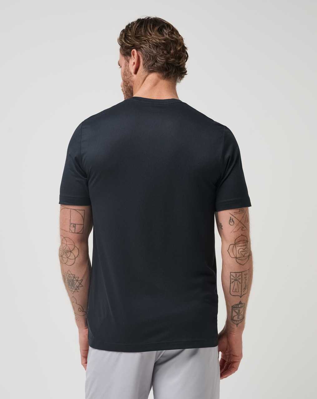 Black Travis Mathew Risk Taker Active Tee | XFJI69782