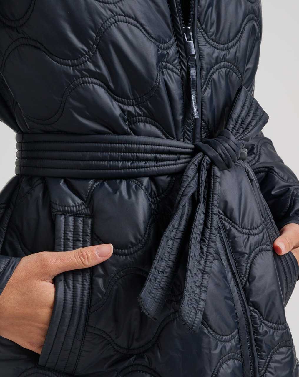 Black Travis Mathew Saltwater Spray Quilted Jacket | YZGR28756