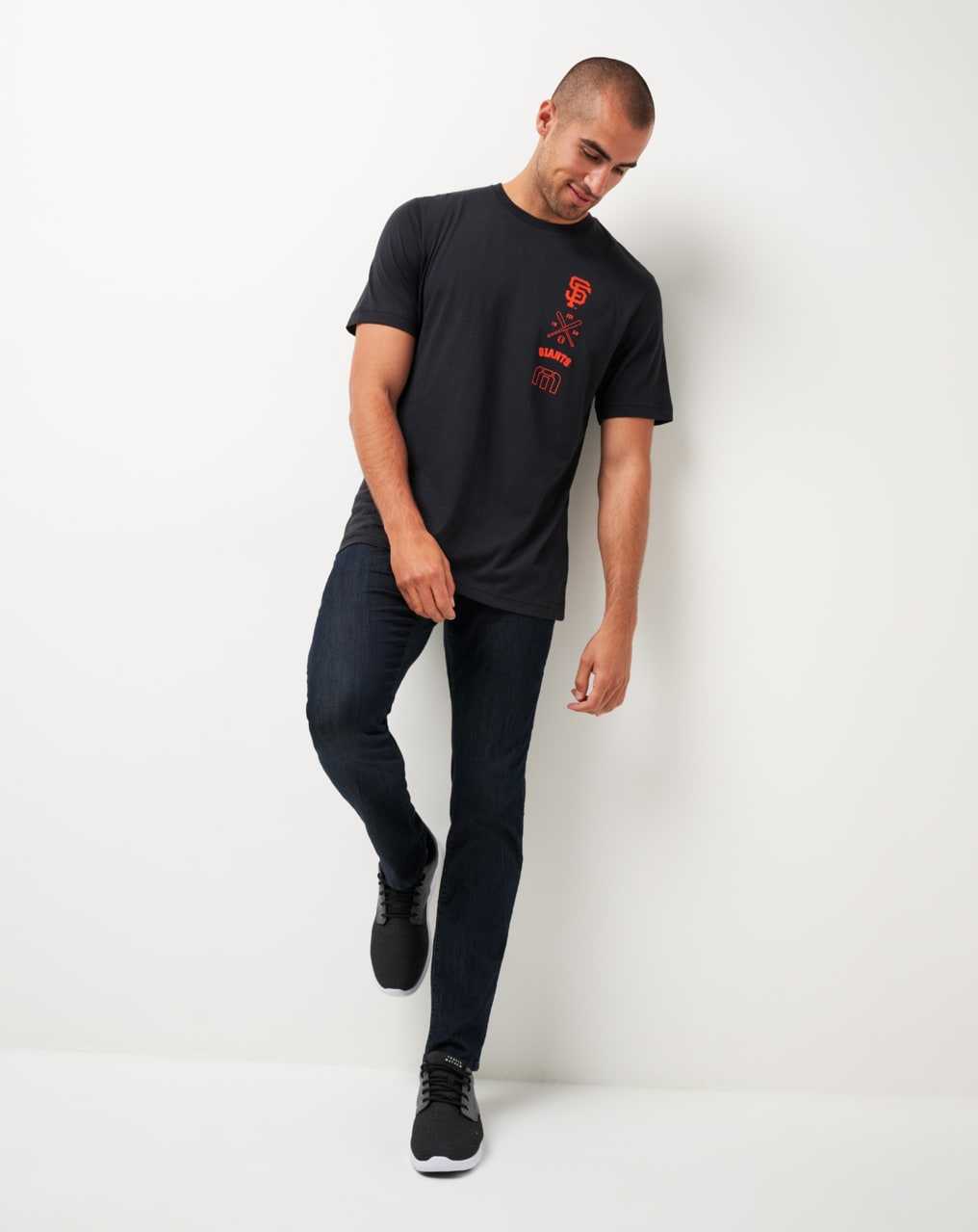 Black Travis Mathew San Francisco Giants Sunset Slam Tee | UOBV52401