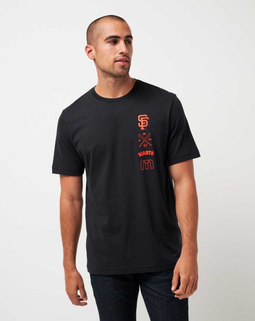 Black Travis Mathew San Francisco Giants Sunset Slam Tee | UOBV52401