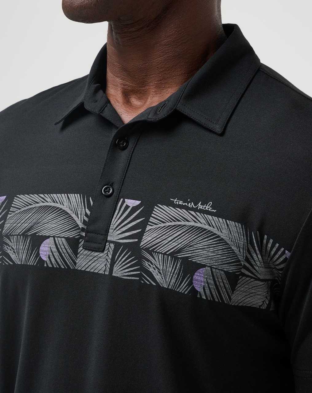 Black Travis Mathew Sand Nap Polo | AVXF13062