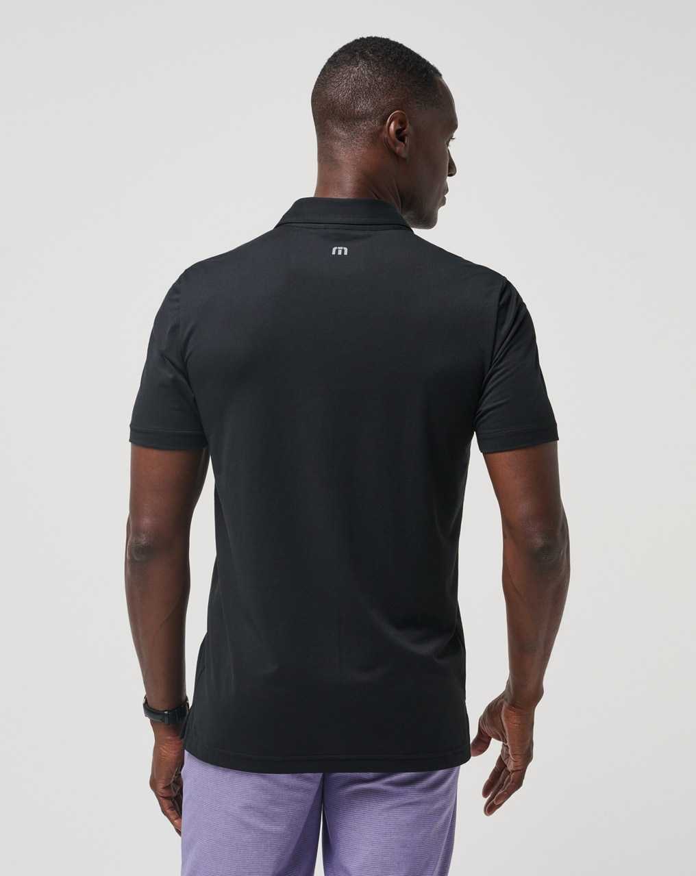 Black Travis Mathew Sand Nap Polo | AVXF13062