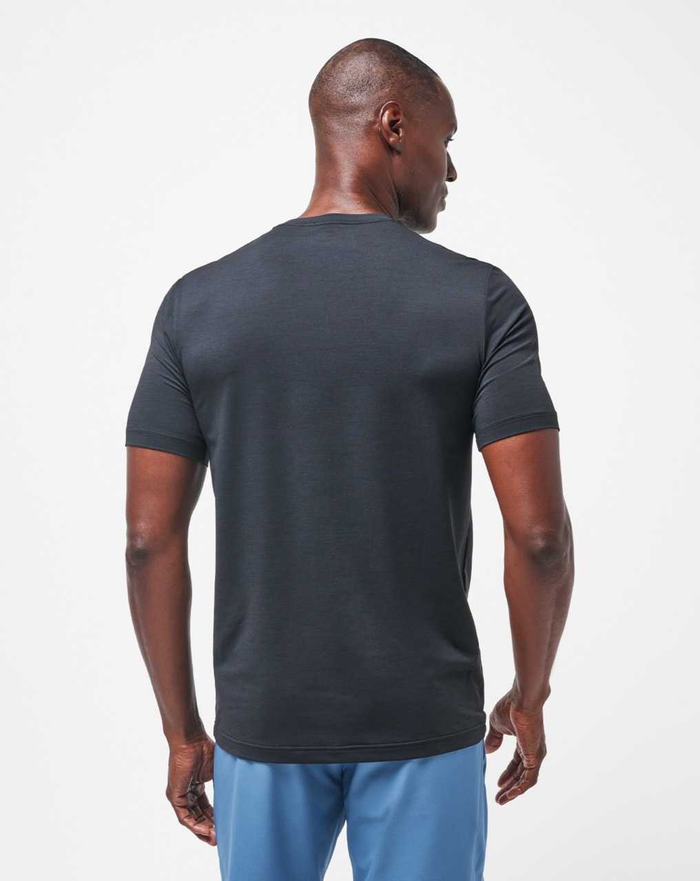 Black Travis Mathew Scenic Vista Active Tee | DHOT23465