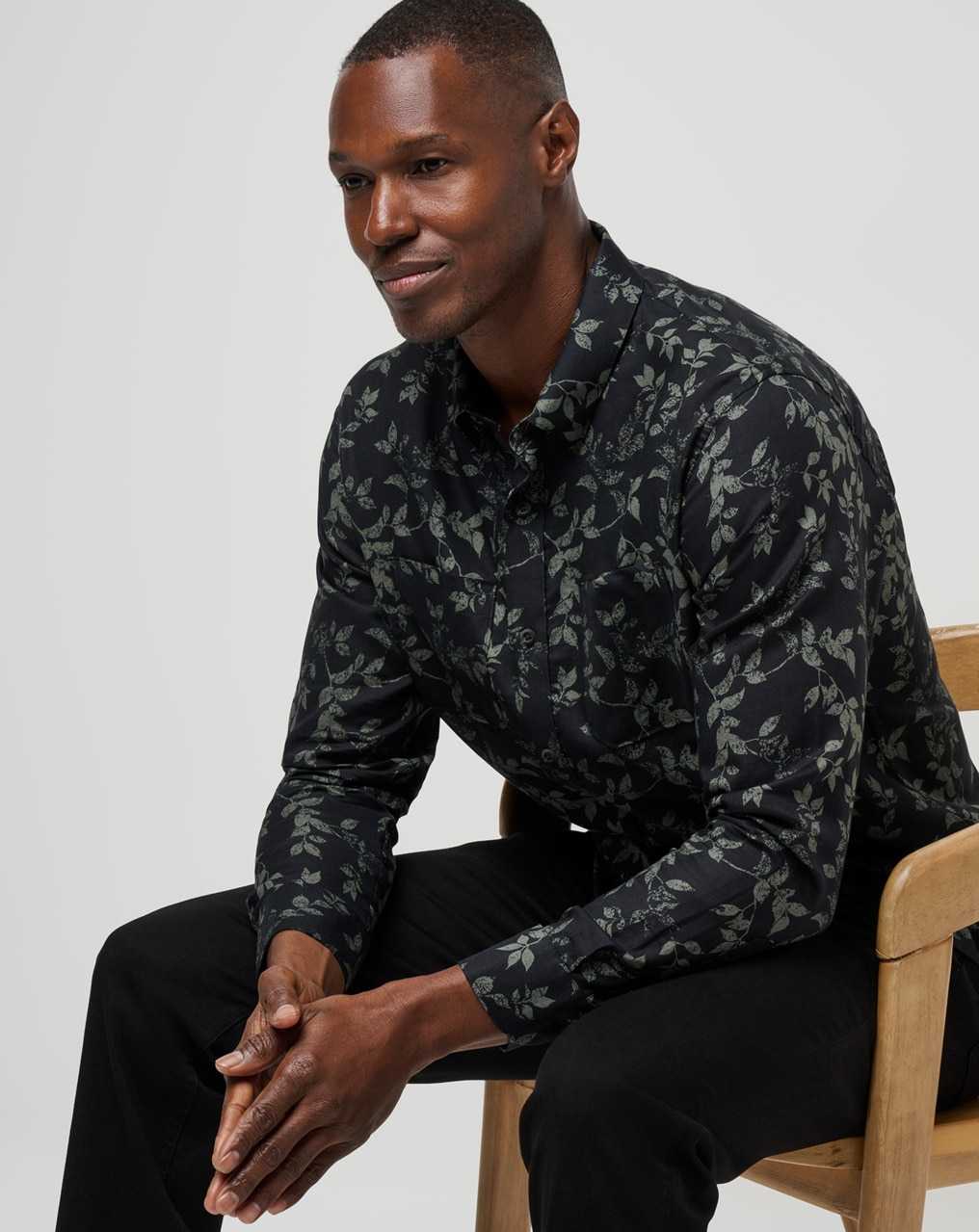 Black Travis Mathew Searchlight Button-up | UTOG39087