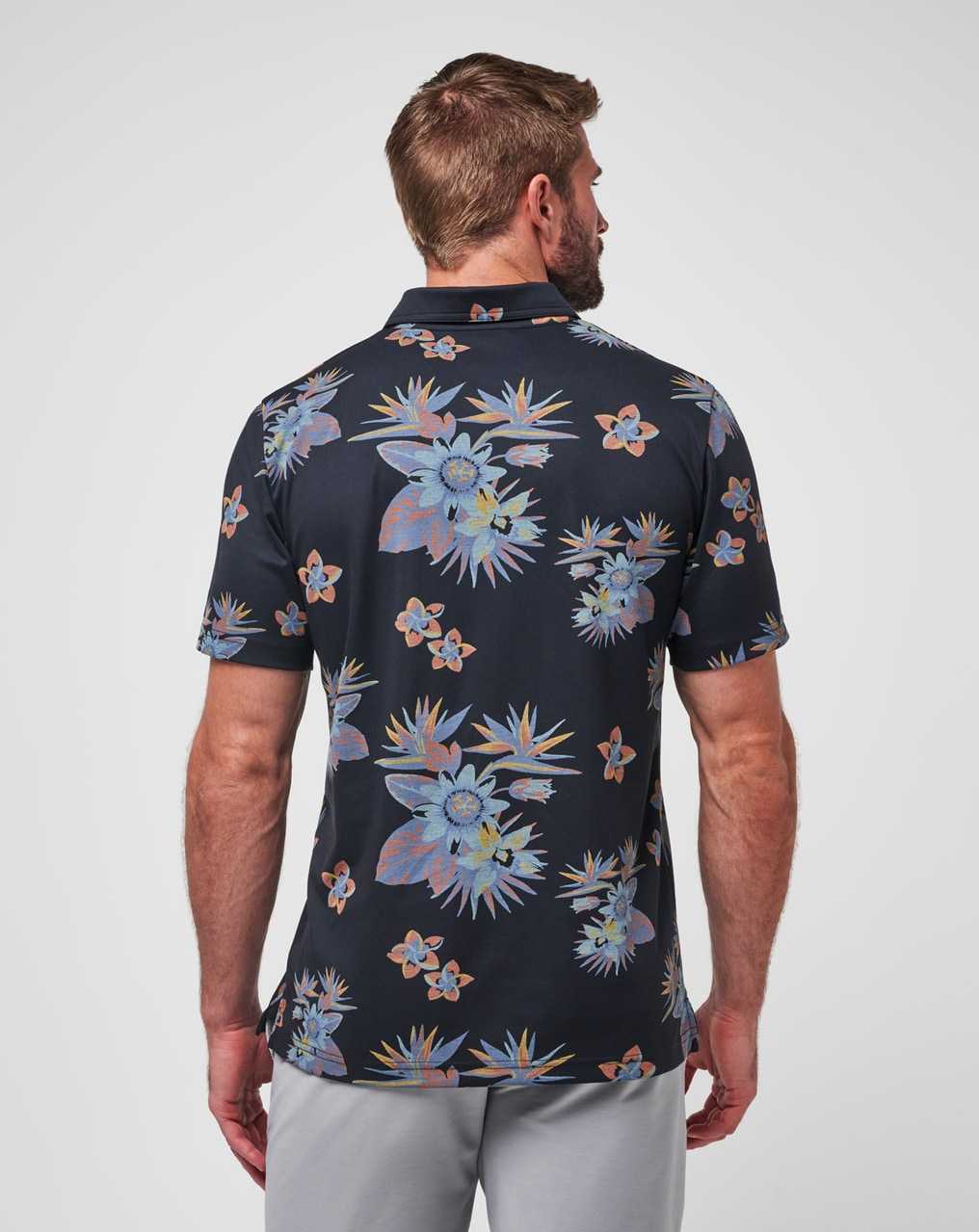 Black Travis Mathew Secluded Island Polo | PBFW57428