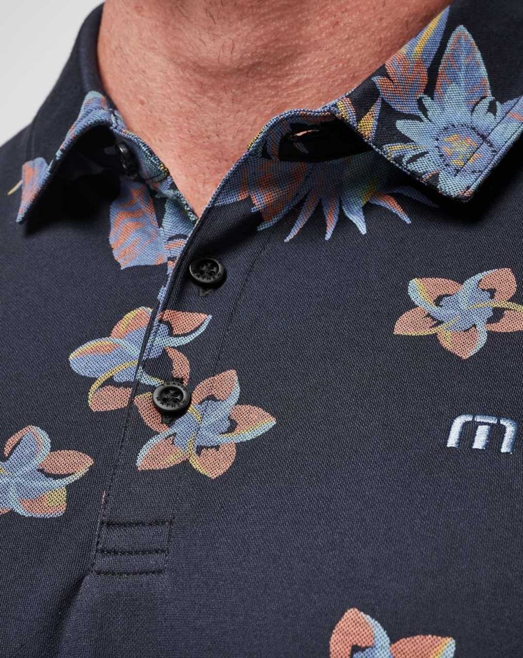 Black Travis Mathew Secluded Island Polo | PBFW57428