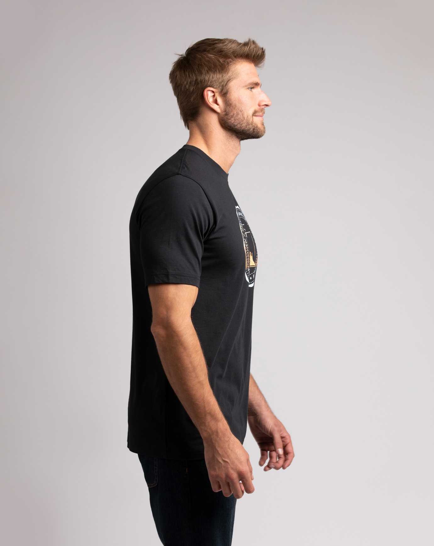 Black Travis Mathew Sego Lily Tee | AGDE04813