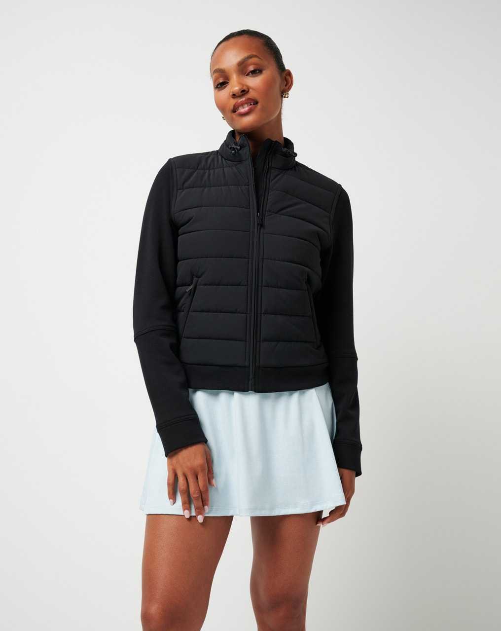 Black Travis Mathew Skyloft Soft Espresso Martini Full Zip | UHKV84679