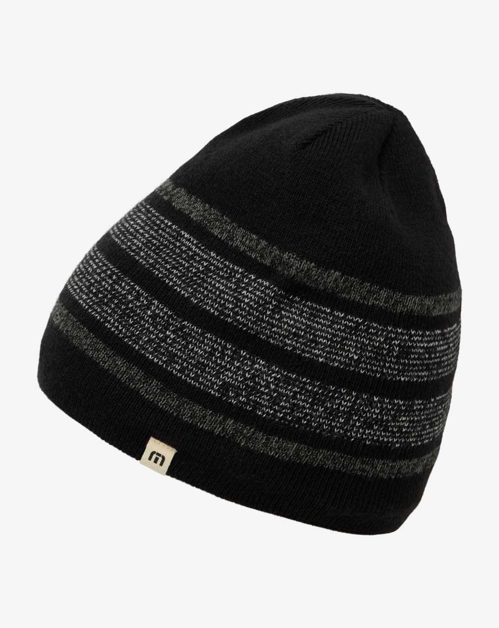 Black Travis Mathew Slow Drift Beanie | DVAH52469