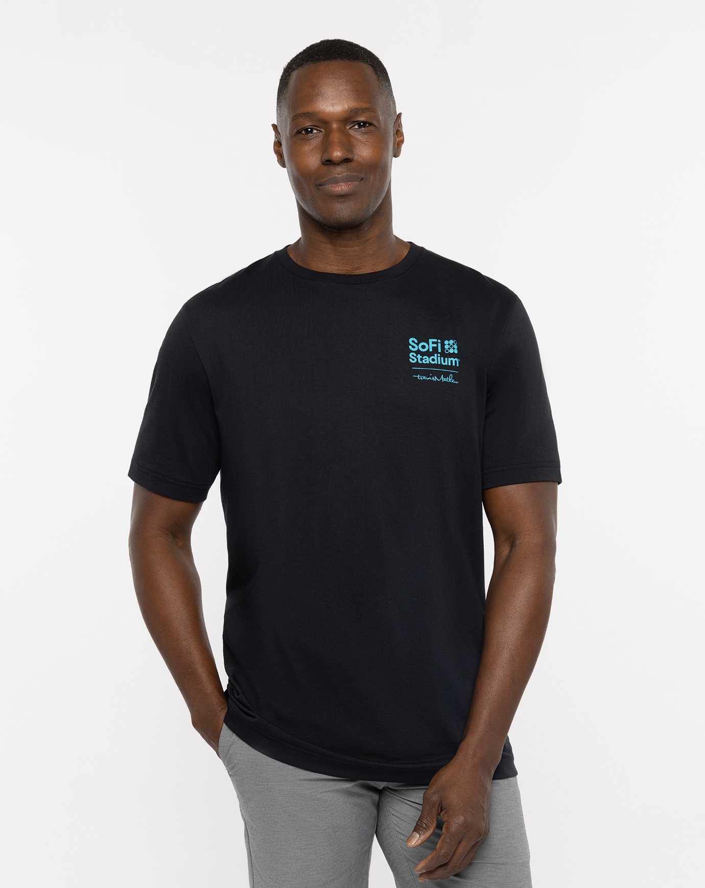 Black Travis Mathew Sportsmanship Tm Tee | RTLA64978