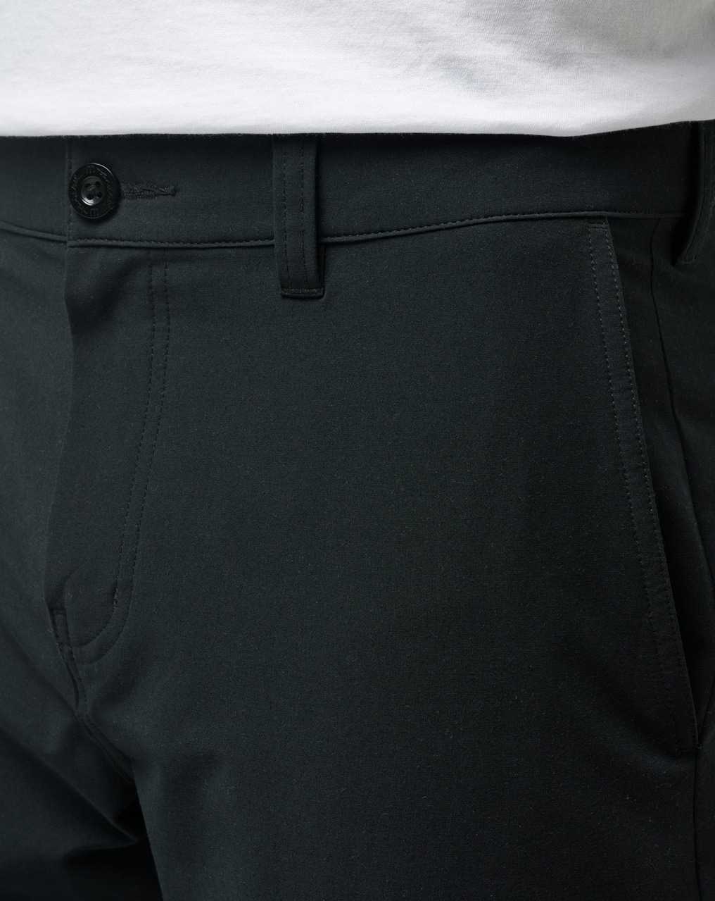 Black Travis Mathew Tech Chino Short 8in | AGLH42703