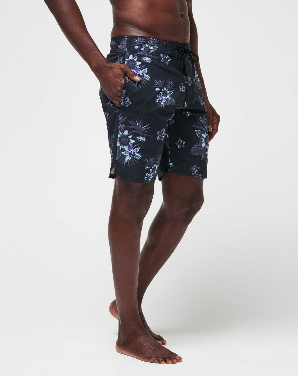 Black Travis Mathew Tiki Time Boardshort | PIGR67189