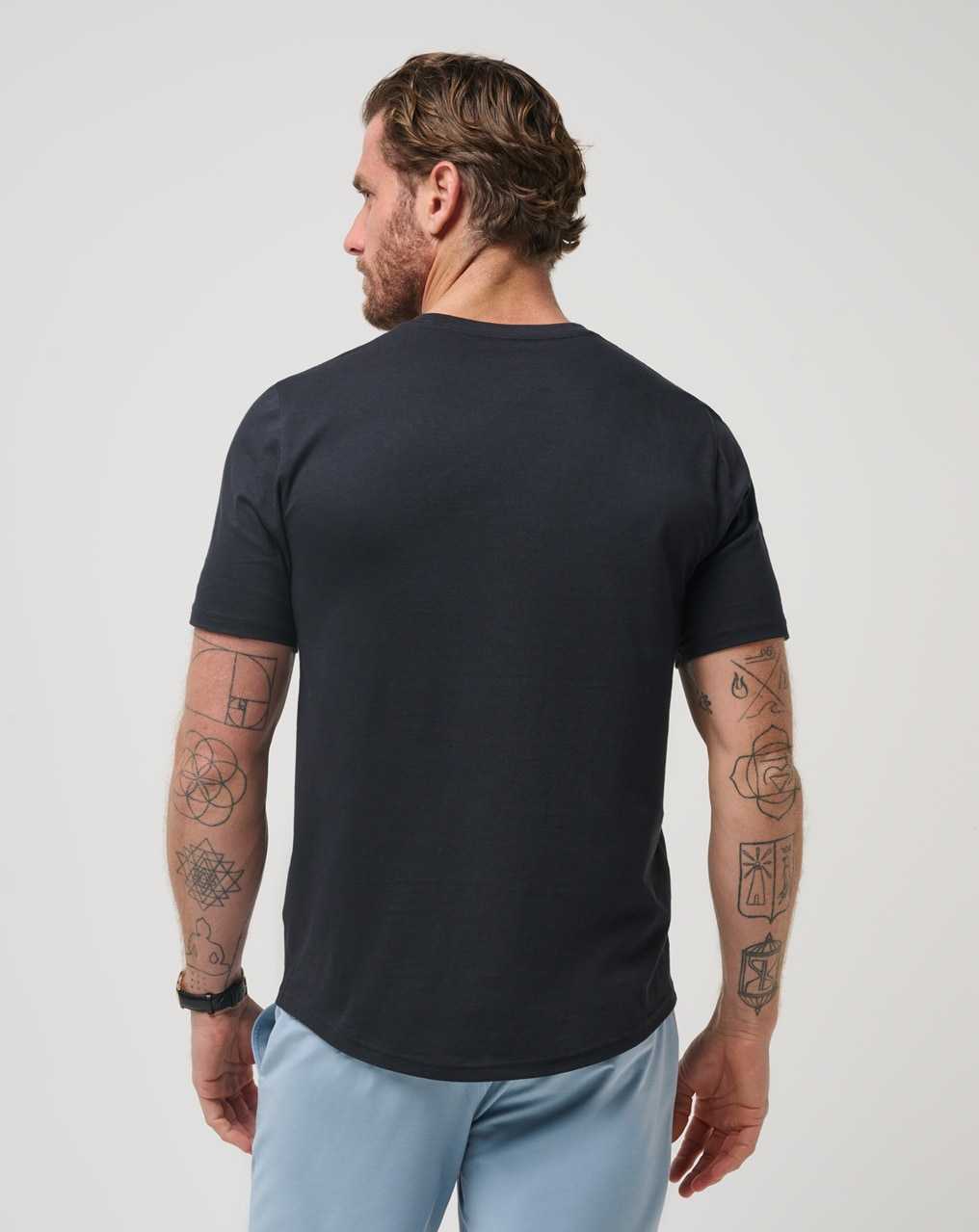 Black Travis Mathew Tm Scoop Tee | AFEV02689