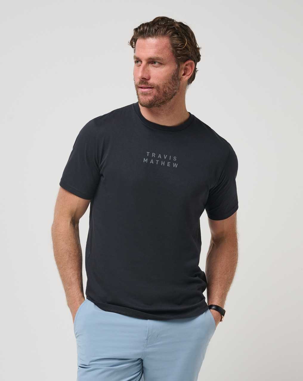 Black Travis Mathew Tm Scoop Tee | AFEV02689