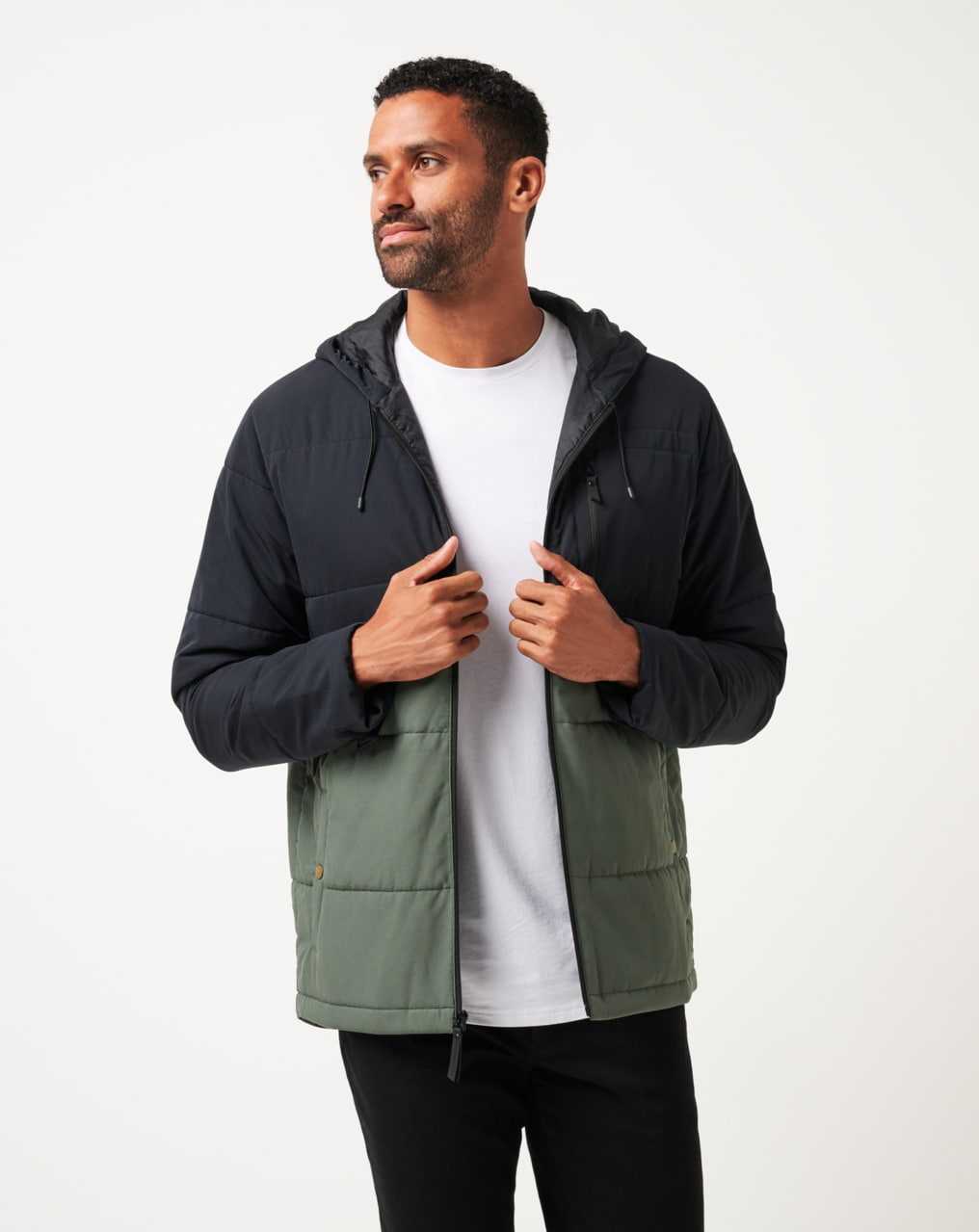 Black Travis Mathew Torch Runner Full Zip | BIOK83194