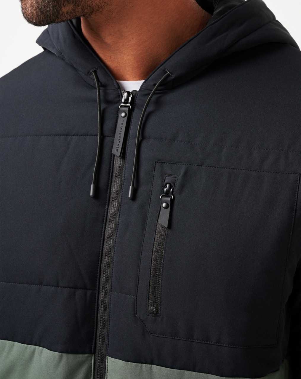 Black Travis Mathew Torch Runner Full Zip | BIOK83194