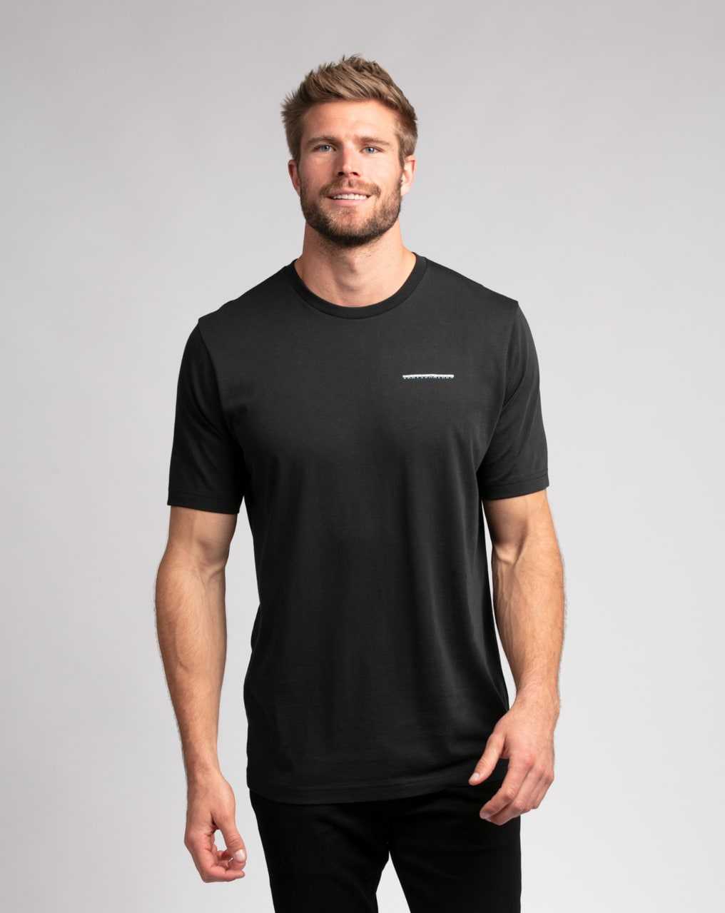 Black Travis Mathew Uff Da 2.0 Tee | PCYW43508