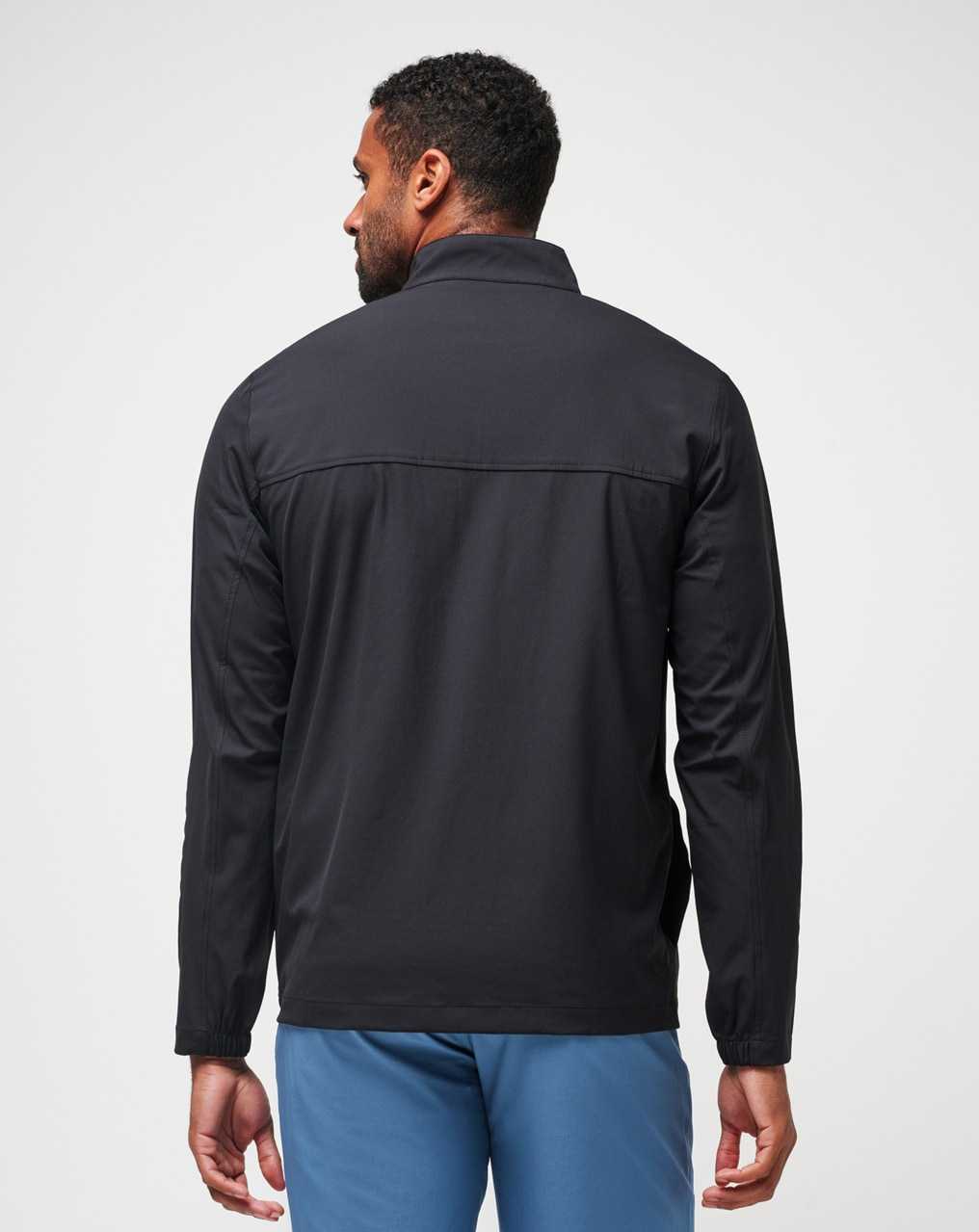 Black Travis Mathew Wanderlust Quarter Zip | XFUN92140