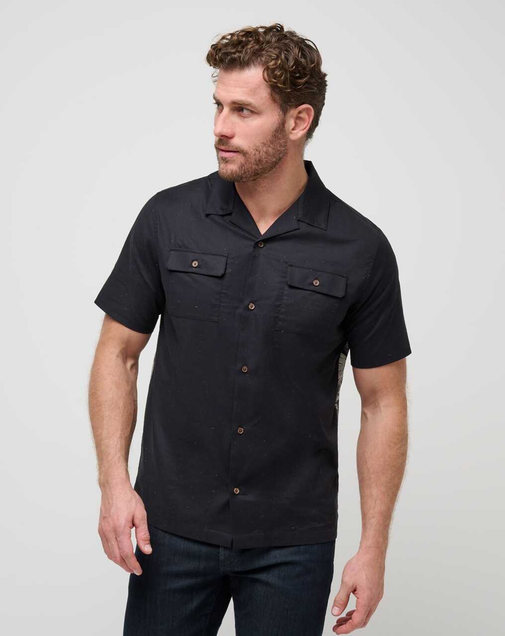 Black Travis Mathew Windy Bay Button-up | ZMGL17459