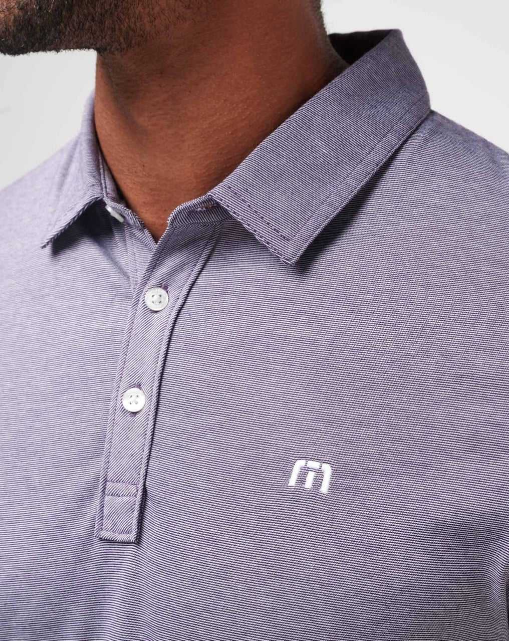 Blackberry Cordial/White Travis Mathew The Zinna Polo | ZWBL40837