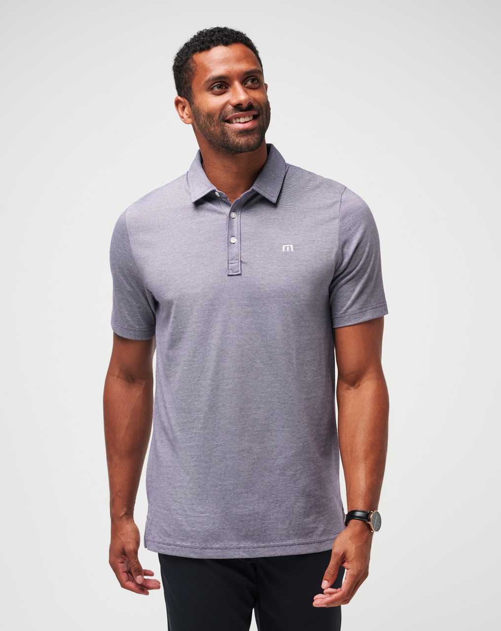 Blackberry Cordial/White Travis Mathew The Zinna Polo | ZWBL40837