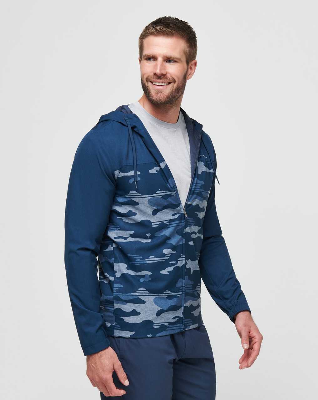 Blue Nights Travis Mathew Camo Tech Hoodie | HVXM07964